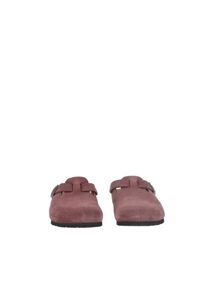 BIRKENSTOCK Boston Kids pepper, Suede Leather, Narrow Fit