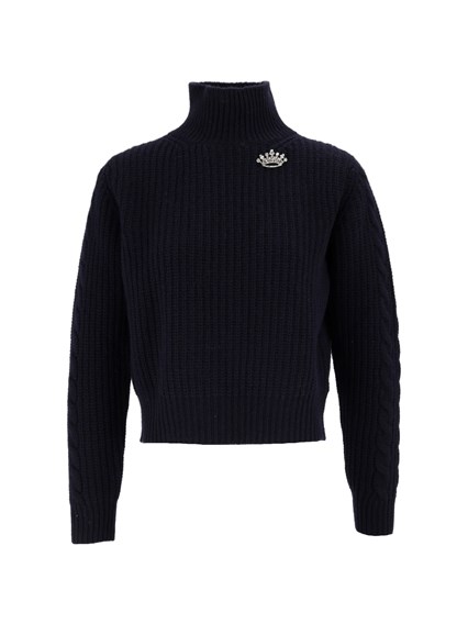 SHIRT A PORTER Cut-out knitwear with brooch