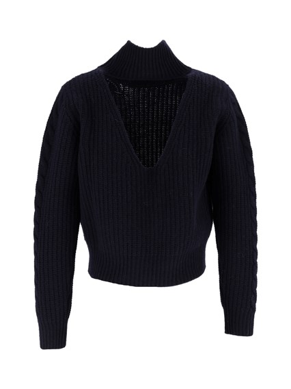 SHIRT A PORTER Cut-out knitwear with brooch