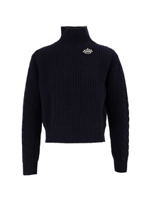 SHIRT A PORTER KNIT CUT OUT con spilla
