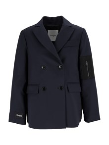 SHIRT A PORTER Double-breasted technical blend blazer