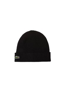 LACOSTE BLACK Knitted caps