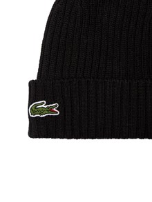 LACOSTE BLACK Knitted caps