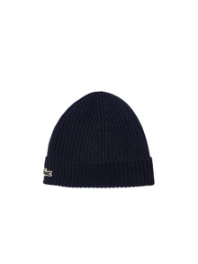 LACOSTE NAVY BLUE Knitted caps