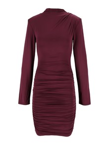 ROTATE DRAPEY MINI DRESS Winetasting (Slim fit)