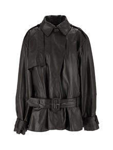 ROTATE BIKER LEATHER JACKET Mol� (Oversized fit)
