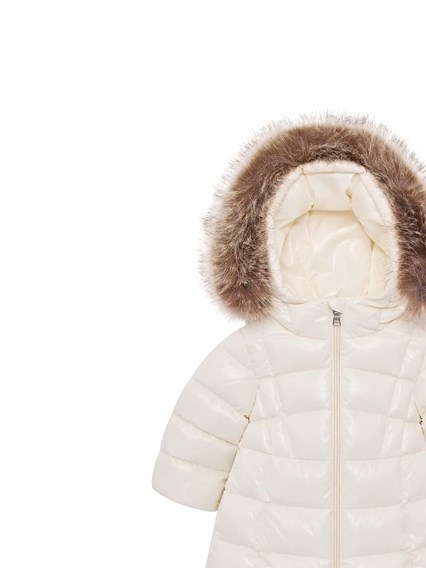 MONCLER BABY NATURAL EMMA LONG PARKA