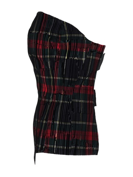 SHIRT A PORTER Tartan bustier top