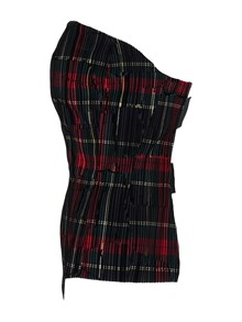 SHIRT A PORTER Tartan bustier top