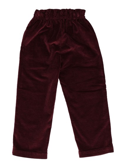 BABE & TESS COLETTE PANT - VELVET / 091MELANZANA