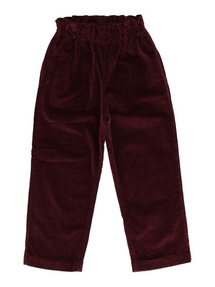 BABE & TESS COLETTE PANT - VELVET / 091MELANZANA