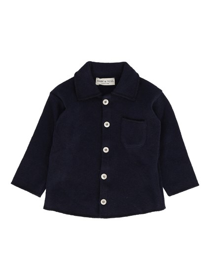 BABE & TESS TITO CHEMISE - WARM COTTON / 127Blue