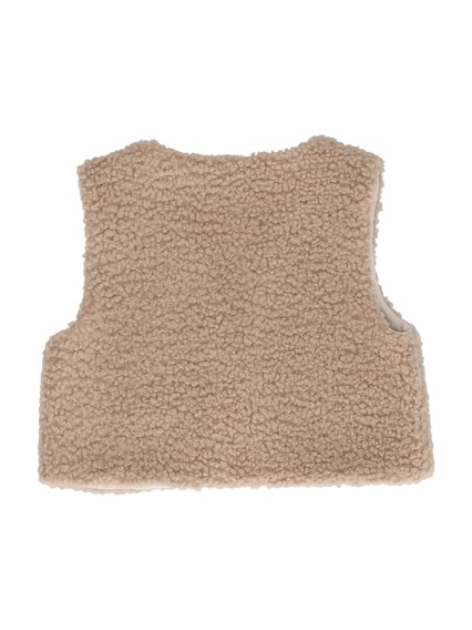 BABE & TESS TALITA TEDDY GILET - FLOWERS&TEDDY / 108MieleTERRACOTTA