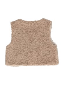 BABE & TESS TALITA TEDDY GILET - FLOWERS&TEDDY / 108MieleTERRACOTTA
