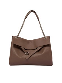 ORCIANI BORSA VENUS SOFT MIDI A SPALLA IN PELLE MARTELLATA