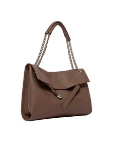 ORCIANI BORSA VENUS SOFT MIDI A SPALLA IN PELLE MARTELLATA