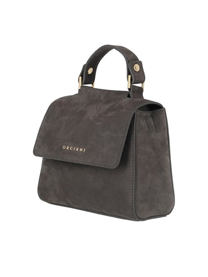 ORCIANI SVEVA XS NABUCCO NUBUCK LEATHER BAG