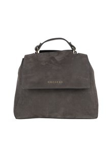 ORCIANI BORSA SVEVA NABUCCO SMALL A MANO IN PELLE NABUK CON TRACOLLA