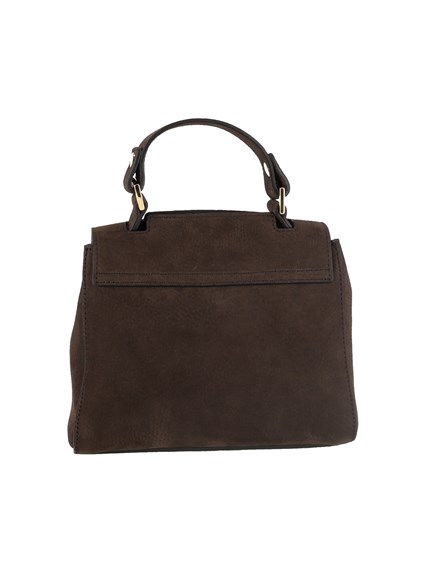ORCIANI SVEVA XS NABUCCO NUBUCK LEATHER BAG