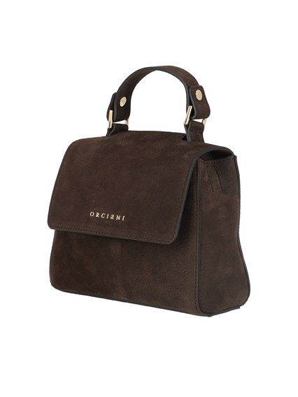 ORCIANI SVEVA XS NABUCCO NUBUCK LEATHER BAG