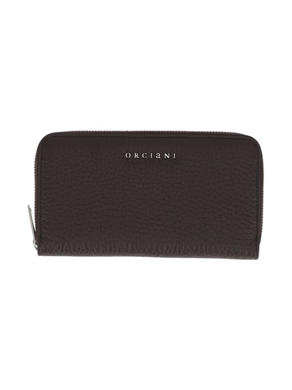 ORCIANI SOFT LEATHER ZIP-AROUND WALLET
