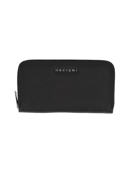 ORCIANI SOFT LEATHER ZIP-AROUND WALLET
