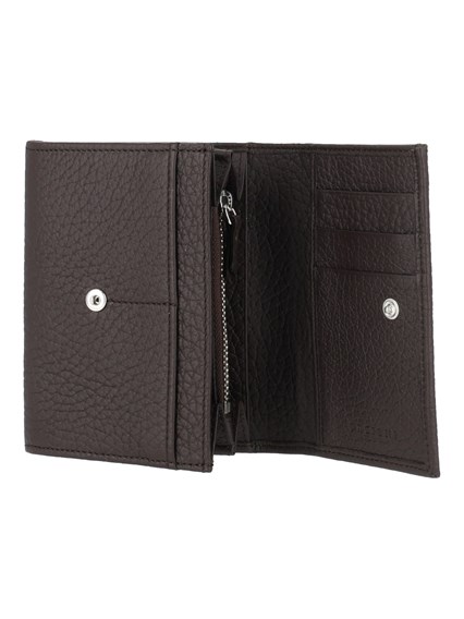 ORCIANI SOFT SMALL LEATHER ENVELOPE WALLET