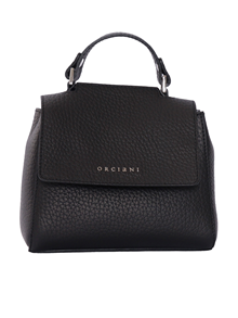 ORCIANI SVEVA SOFT MINI LEATHER HANDBAG WITH STRAP