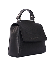 ORCIANI SVEVA SOFT MINI LEATHER HANDBAG WITH STRAP