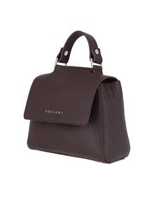 ORCIANI SVEVA SOFT MINI LEATHER HANDBAG WITH STRAP