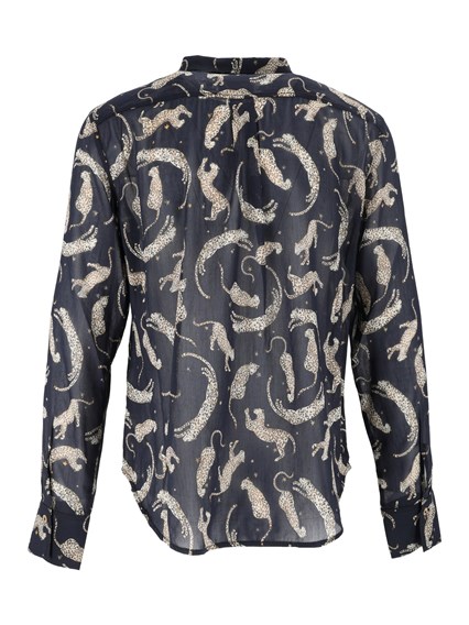 FORTE FORTE Camicia regular "Royal leopard"