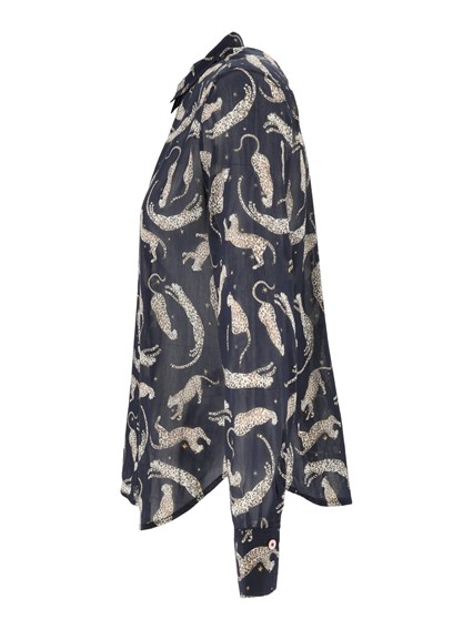 FORTE FORTE Camicia regular "Royal leopard"