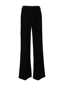 FORTE FORTE Fluid fine-ribbed velvet elastic pants