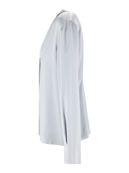 FORTE FORTE Elegant silk-satin shirt