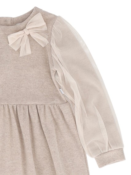 MAGIL ABITO COTOCASHEMERE MANICHE IN TULLE