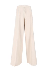 FORTE FORTE Fluid cotton-twill wide pants