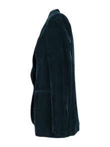 FORTE FORTE Fine-ribbed velvet fluid blazer