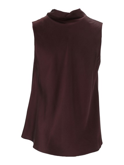 FORTE FORTE Silk-satin pussy-bow top