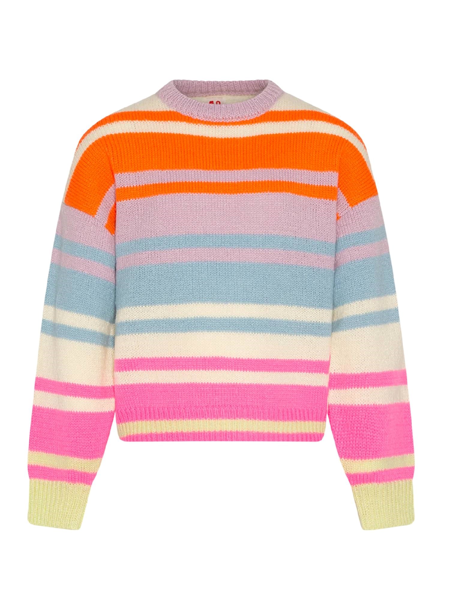 Ao76 Kids' Wanda C-neck Stripe In Multi