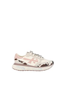 PREMIATA SNEAKERS LAURYN BEIGE/PINK/ANIMALIER