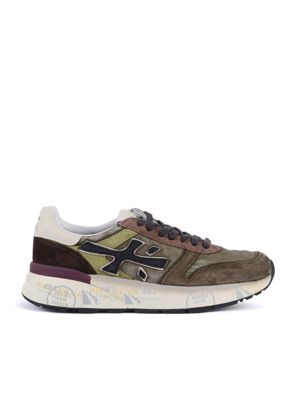 PREMIATA SNEAKERS MICK GREEN/TAUPE/PURPLE