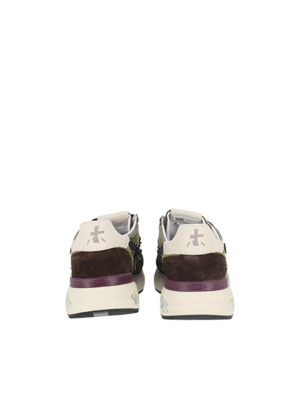 PREMIATA SNEAKERS MICK GREEN/TAUPE/PURPLE