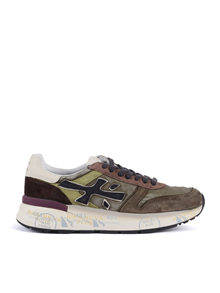 PREMIATA SNEAKERS MICK GREEN/TAUPE/PURPLE
