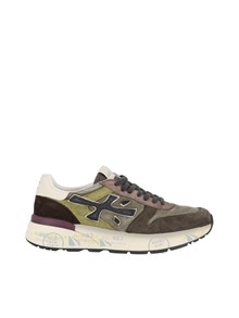 PREMIATA SNEAKERS MICK GREEN/TAUPE/PURPLE
