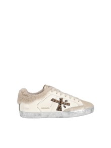 PREMIATA SNEAKERS STEVEND WHITE/GOLD