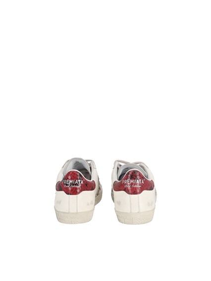 PREMIATA SNEAKERS STEVEND WHITE/RED