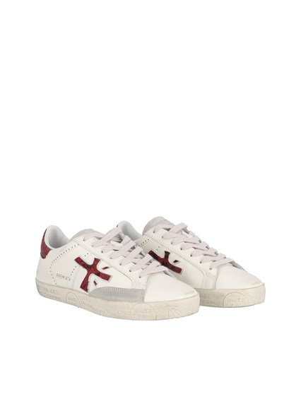 PREMIATA SNEAKERS STEVEND WHITE/RED