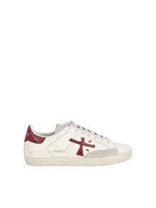 PREMIATA SNEAKERS STEVEND WHITE/RED