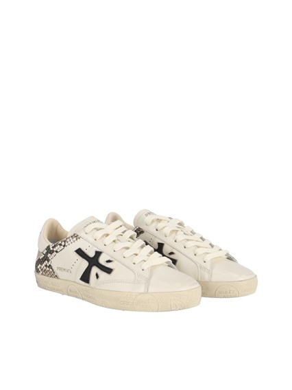 PREMIATA SNEAKERS STEVEND WHITE/PYTHON