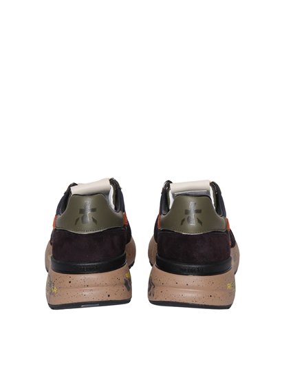 PREMIATA SNEAKERS MICK DARK BLUE/DARK BROWN/ORANGE
